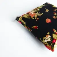 Кошелёк-монетница на молнии 11&times;1&times;8 см, с цветочным принтом, МИКС