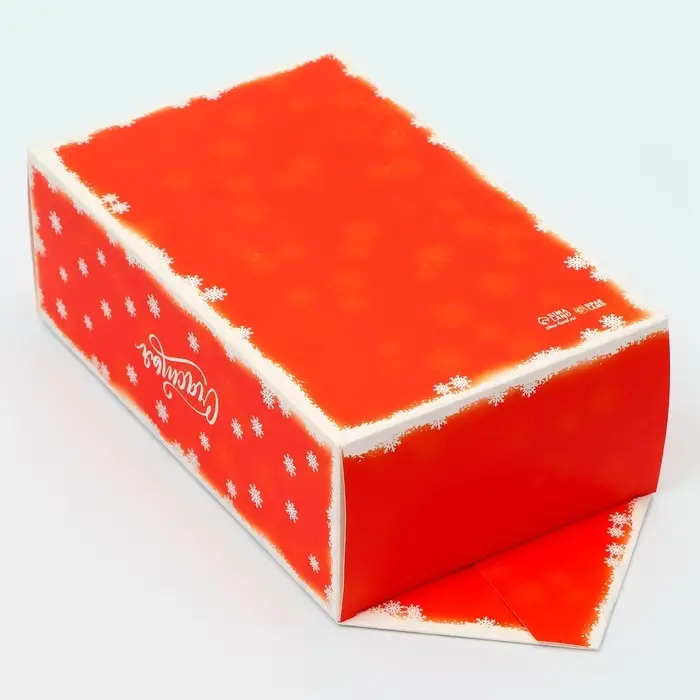 Подарочная коробка - конфета новогодняя складная «Праздник», 14×22×8 см