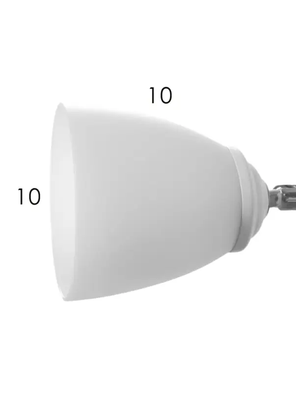 Бра BayerLux 4112/1, 1&times;40 Вт, E27, 11&times;18&times;19.5 см белое