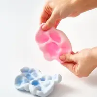 Мялка "Мягкий шар", можно откачивать и закачивать воздух, цвета МИКС