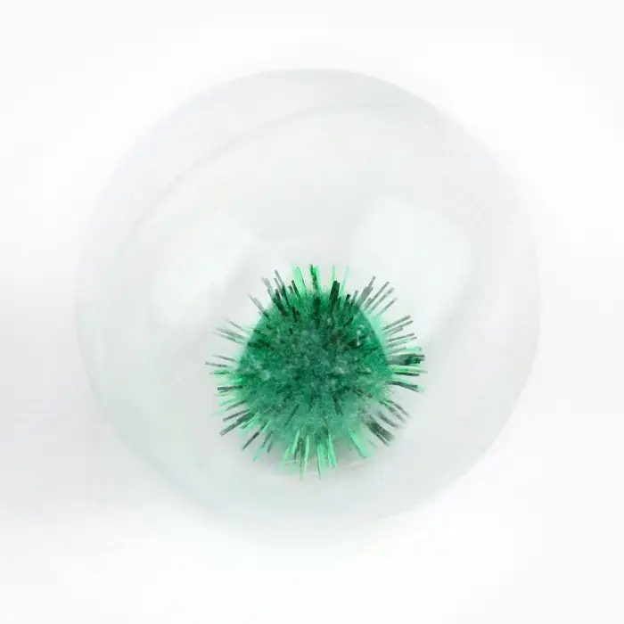 Шарик для кошек с помпошкой, 4 см, фасовка в банку по 25 шт, МИКС Шарик для кошек с помпошкой, 4 см, фасовка в банку по 25 шт, МИКС