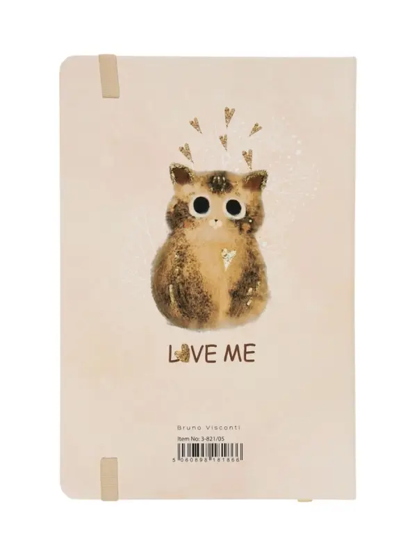 Еженедельник недатированный Bruno Visconti: love me, А5, на резинке