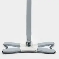 Швабра с отжимом Twist Raccoon, насадка из микрофибры 36&times;14 см, стальная нержавеющая ручка 125 см