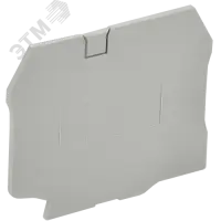 ARMAFIX Заглушка EPCY2.5/10 для колодок клеммных CY2.5-CY10 серая IEK