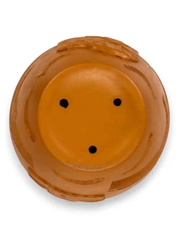 Горшок цветочный с поддоном 5 л, d122/h19,5 см терракот керамика, "Голландия" (М)