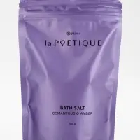 Соль для ванны, 300 г, аромат османтуса и амбры, LA POETIQUE