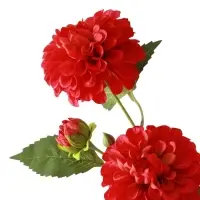 Цветы искусственные &laquo;Хризантема Бранхил черри&raquo;, d=9 см, h=49 см, красные