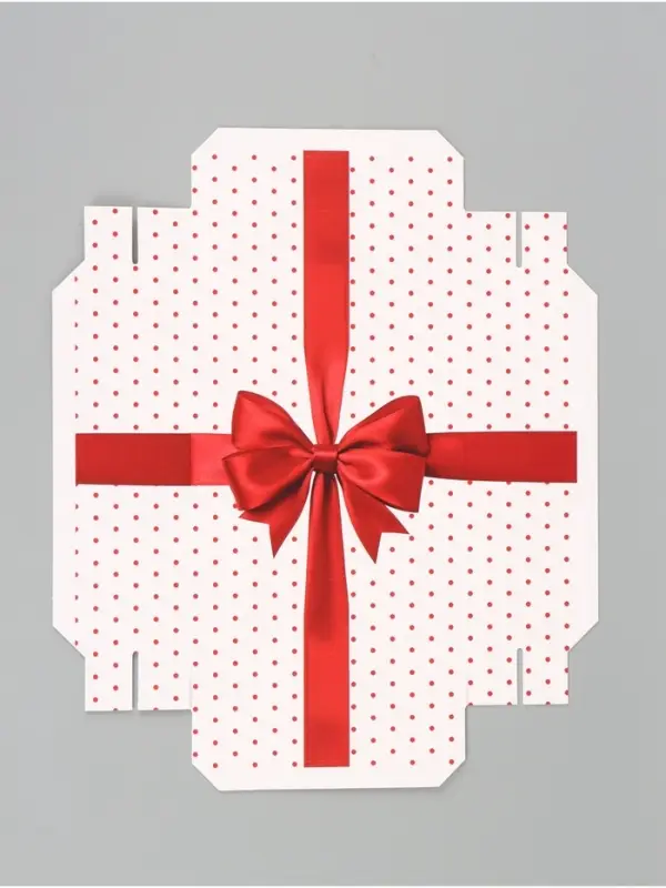 Коробка подарочная складная &laquo;Бант&raquo;, 21&times;15&times;7 см