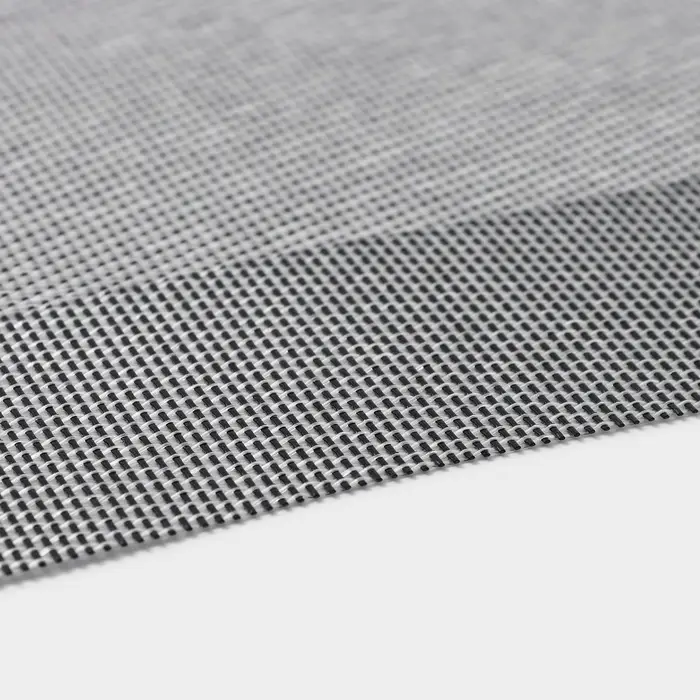 Салфетка сервировочная на стол Доляна &laquo;Шахматы&raquo;, 45&times;30 см, серебристая