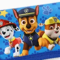 Кошелек детский на липучке &laquo;Щенячий патруль&raquo; синий 9&times;9&times;1