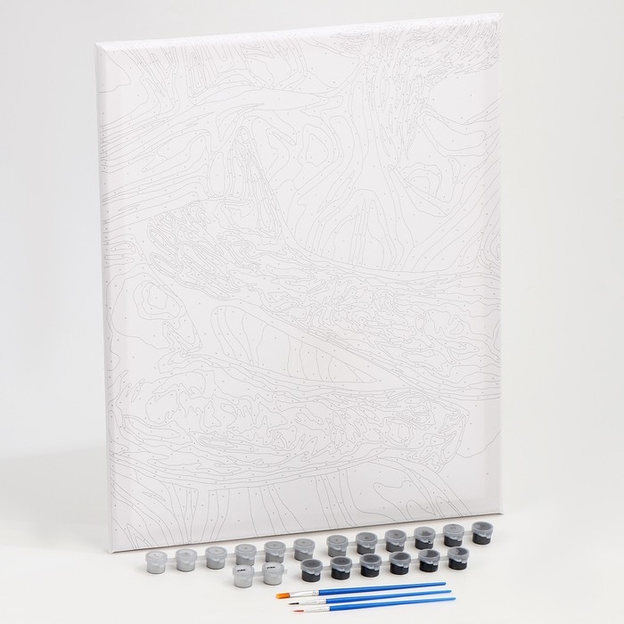 Картина по номерам на холсте с подрамником Картина по номерам на холсте с подрамником "Крепкие объятия" 40*50 см