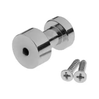 Крючки мебельные CAPPIO TKD033, однорожковый, цвет хром, набор 2 шт