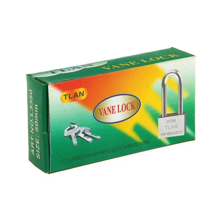 Замок навесной, тип 6, 6&times;50 мм, длинная дужка