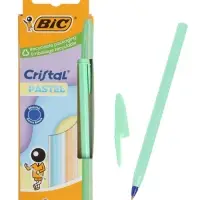 Набор ручек шариковых 3 шт. BIC Cristal Пастель, синяя, 1.0 мм, синие