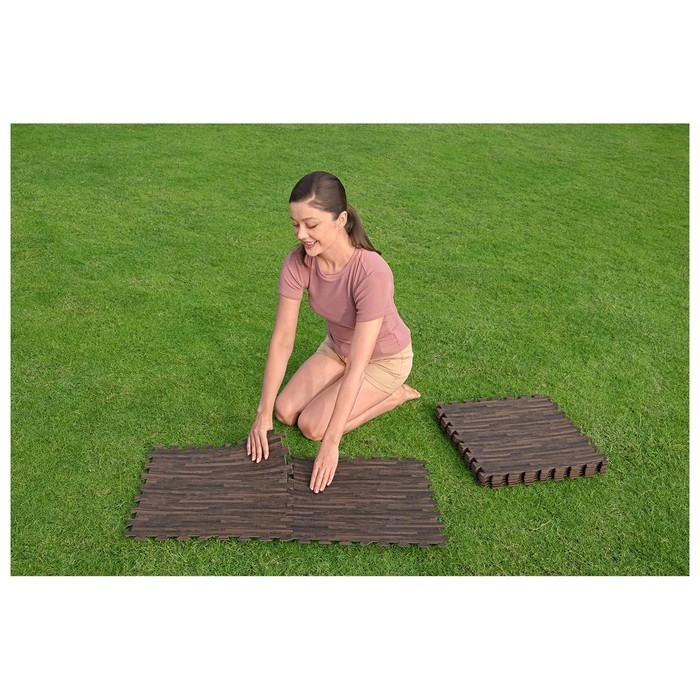 Коврик декоративный под бассейн, 50 x 50 см, 12 штук, 58712 Bestway Коврик декоративный под бассейн, 50 x 50 см, 12 штук, 58712 Bestway