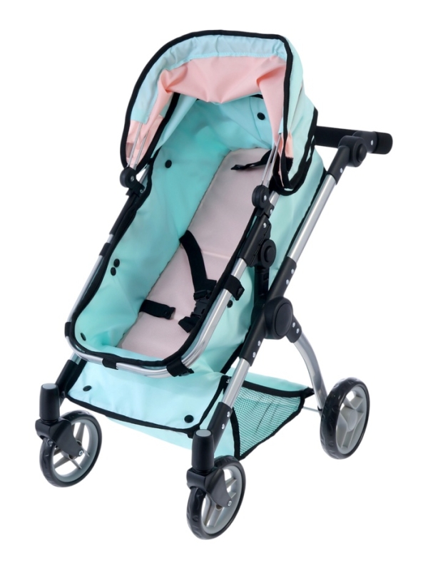 Коляска для кукол универсальная «Нежность», с корзиной, металлический каркас Коляска для кукол универсальная «Нежность», с корзиной, металлический каркас