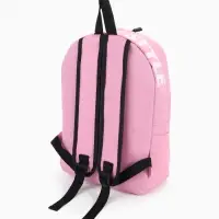 Рюкзак молодёжный на молнии, с карманами, размер 27&times;10&times;37.5 см, розовый