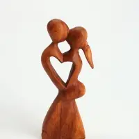 Фигурка деревянная &laquo;Брачные узы&raquo;, 20&times;9&times;3 см