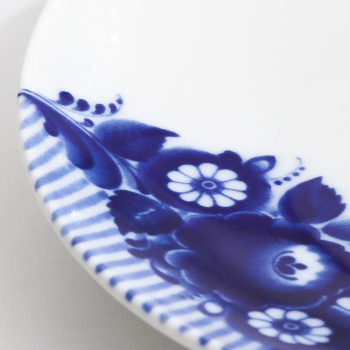 Тарелка Тарелка "Романс букет", д-175мм, нео гжель