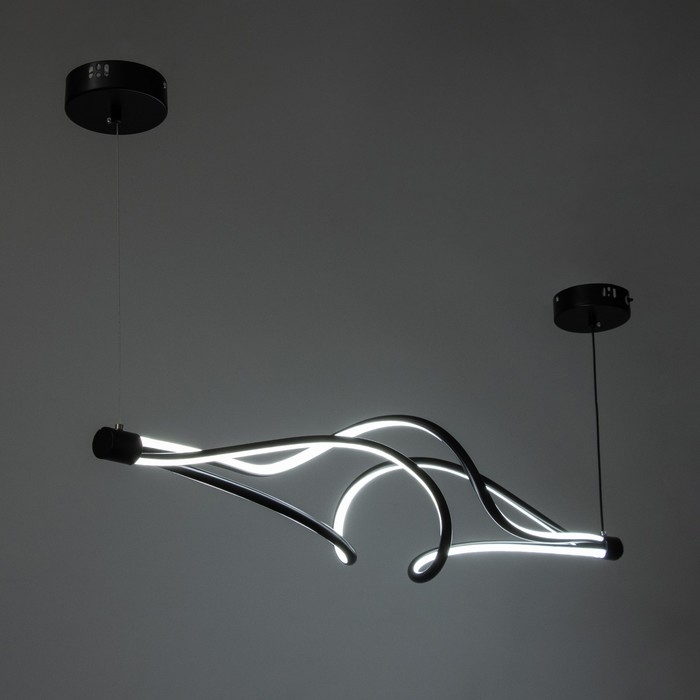 Светильник с ПДУ Светильник с ПДУ "Ледио" LED 110Вт 3000-6000К черный 100х16х16 см