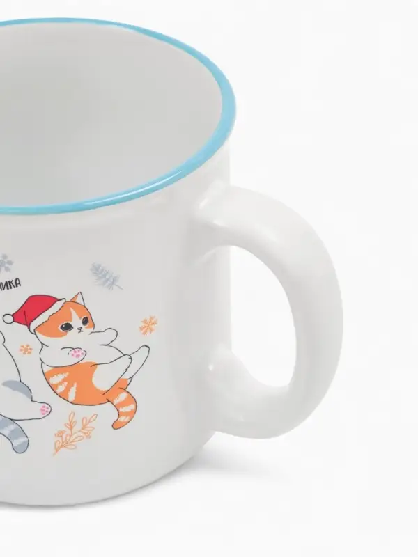 Кружка чайная новогодняя &laquo;Замурчательного праздника&raquo;, 530 мл