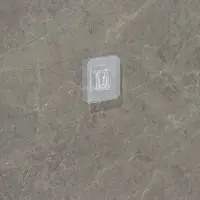 Крючок держатель самоклеящийся Доляна, 2 детали, 5.7×5.7×1 см, прозрачный