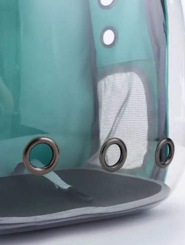 Рюкзак для переноски животных прозрачный, 31 х 28 х 42 см, бирюзовый Рюкзак для переноски животных прозрачный, 31 х 28 х 42 см, бирюзовый