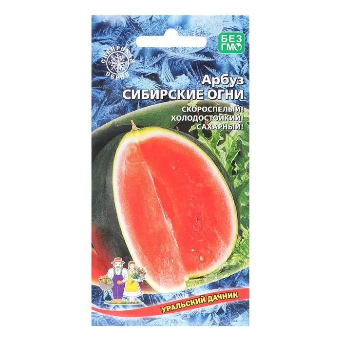 Семена Арбуз  Семена Арбуз "Сибирские Огни", 10 шт
