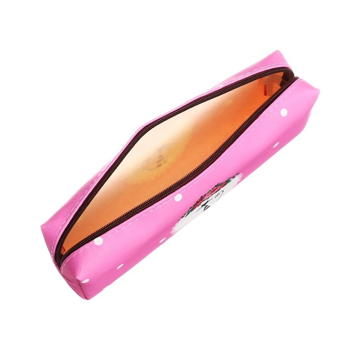 Пенал школьный Пенал школьный "Кошечка", на молнии, розовый