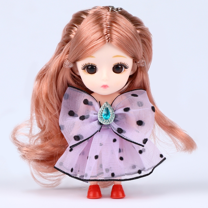 Брелок «Куколка» с длинными волосами, 9 см Брелок «Куколка» с длинными волосами, 9 см