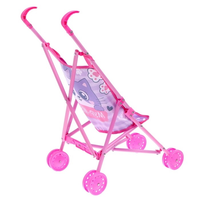 Коляска для кукол «Мур-мяу», трость Коляска для кукол «Мур-мяу», трость