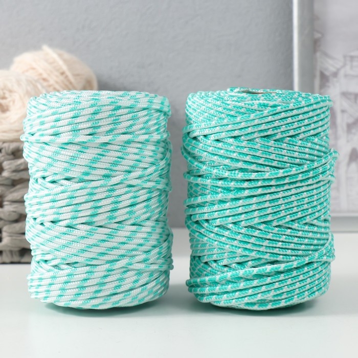 Шнур полипропиленовый вязаный 3 мм / 50 м (цветной) МИКС Шнур полипропиленовый вязаный 3 мм / 50 м (цветной) МИКС