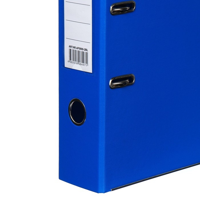 Папка-регистратор А4, 75 мм, Lamark, ПВХ, двухстороннее покрытие, металлическая окантовка, карман на корешок, собранная, синий/синий Папка-регистратор А4, 75 мм, Lamark, ПВХ, двухстороннее покрытие, металлическая окантовка, карман на корешок, собранная, синий/синий