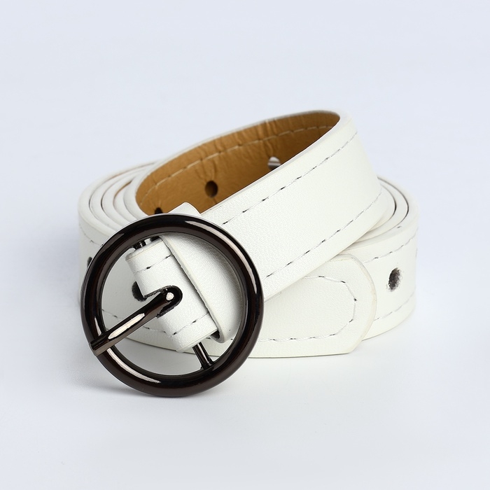 Ремень женский, ширина 1,6 см, пряжка металл, цвет Ремень женский, ширина 1,6 см, пряжка металл, цвет