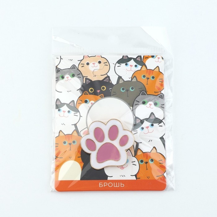 Брошь «Лапка», 2.9 х 2.5 см Брошь «Лапка», 2.9 х 2.5 см