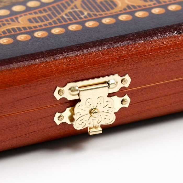 Нарды деревянные большие, с шашками Нарды деревянные большие, с шашками "Гусарские", настольная игра, 60 х 60 см