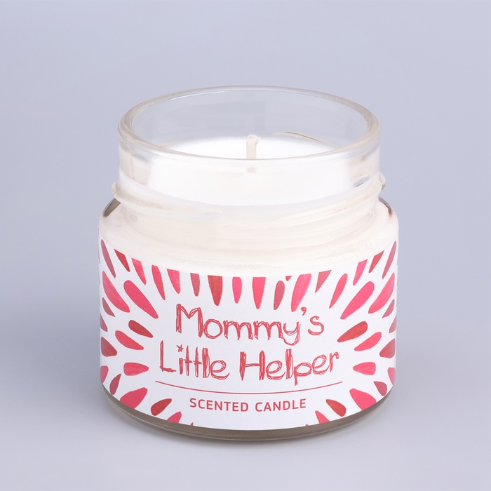 Свеча ароматическая в банке  Свеча ароматическая в банке "Малиновый десерт", совый воск, 80 г