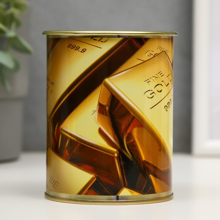 Копилка-банка металл Копилка-банка металл "Золотой резерв"