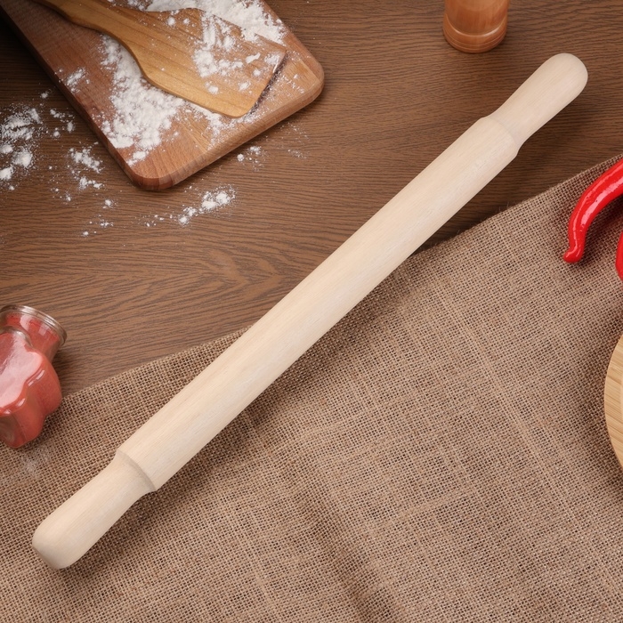 Скалка большая с гравировкой Скалка большая с гравировкой "Выгоняю дурь", 49см, d=36 мм