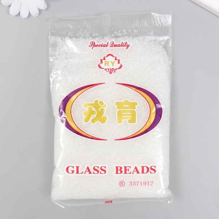 Бисер стекло 12/0  Бисер стекло 12/0 "Прозрачный" 450 гр