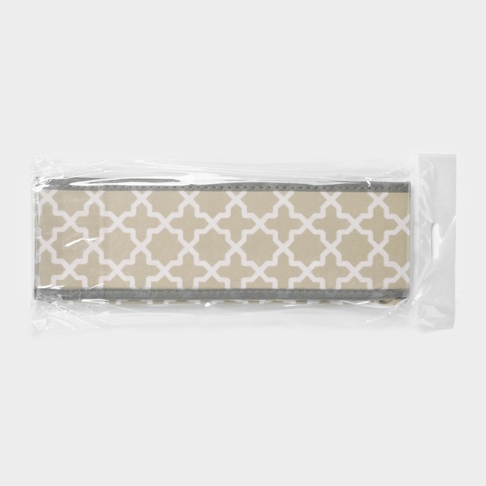 Органайзер для хранения белья «Гранж», 7 ячеек, 33×32×10 см, цвет серый Органайзер для хранения белья «Гранж», 7 ячеек, 33×32×10 см, цвет серый