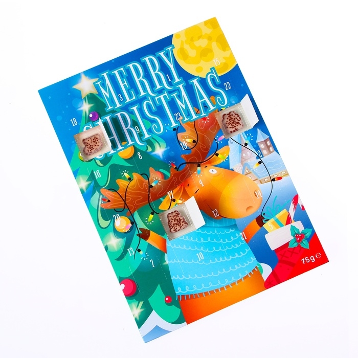 Новый год. Адвент-календарь Baron, 75 г Новый год. Адвент-календарь Baron, 75 г