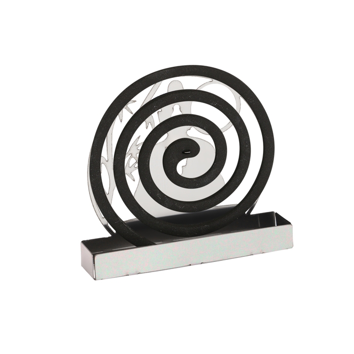 Подставка для спиралей от комаров и благовоний, металл, «Будда» Подставка для спиралей от комаров и благовоний, металл, «Будда»