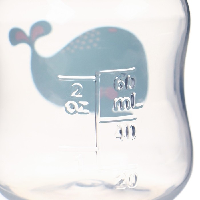 Бутылочка для кормления, классическое горло, 60 мл., от 3 мес., цвет зеленый Бутылочка для кормления, классическое горло, 60 мл., от 3 мес., цвет зеленый