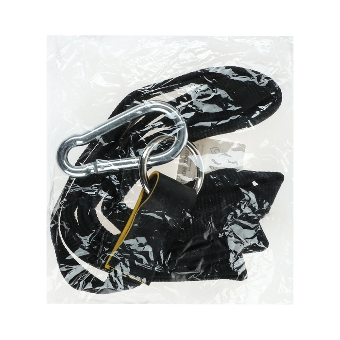 Чомбур 2,5 м, карабин, черный Чомбур 2,5 м, карабин, черный