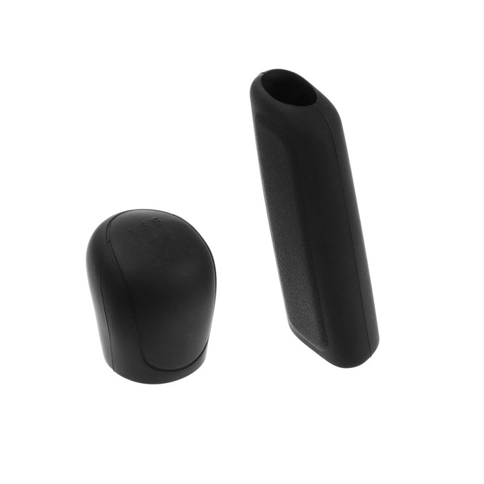 Чехол на ручку КПП, ручник, черный, набор 2 шт Чехол на ручку КПП, ручник, черный, набор 2 шт