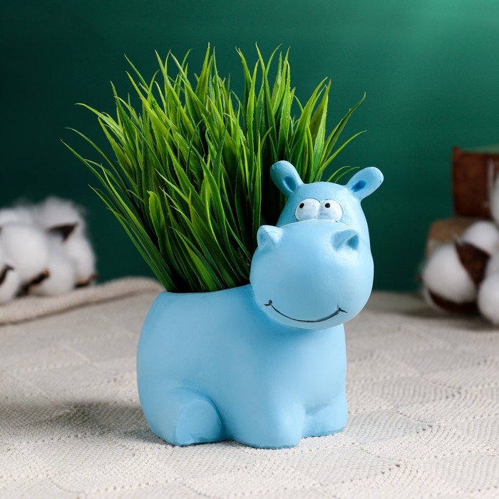 Горшок  Горшок "Бегемотик" 12х9х11см