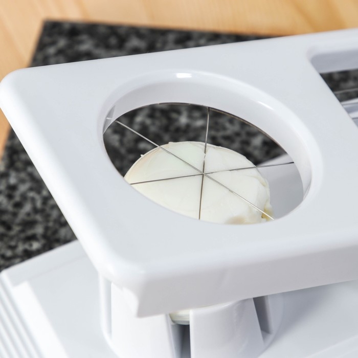 Яйцерезка Magistro Vegan pro, 2 режима, 21×8,5×5 см, цвет белый Яйцерезка Magistro Vegan pro, 2 режима, 21×8,5×5 см, цвет белый