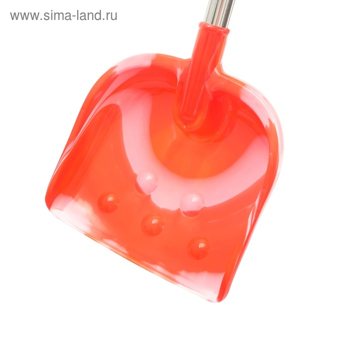 Лопатка с металической ручкой &laquo;Зимнее утро&raquo;, 76 см, с широким совком, цвета МИКС