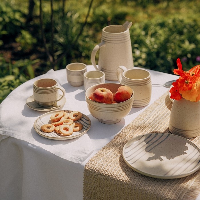 Тарелка керамическая SL Home «Райяс», d=27 см, цвет бежевый Тарелка керамическая SL Home «Райяс», d=27 см, цвет бежевый